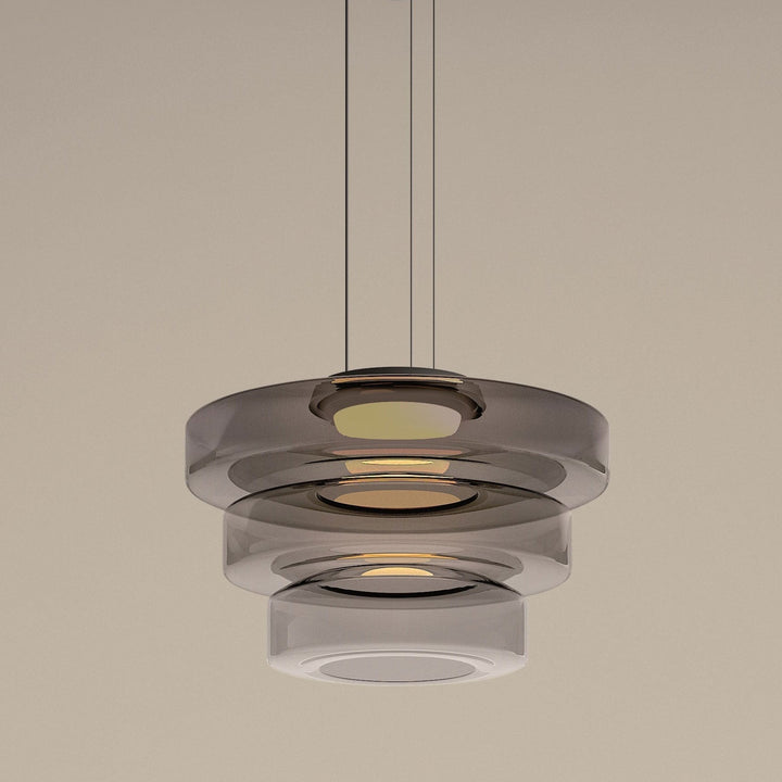 Bauhaus Style Glass Pendant Lamps
