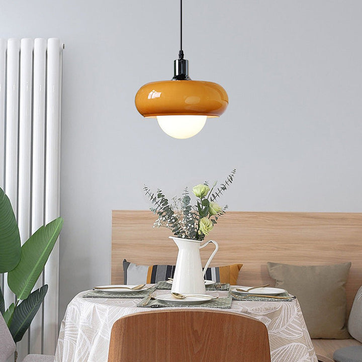 Bauhaus Coffee Glass Pendant