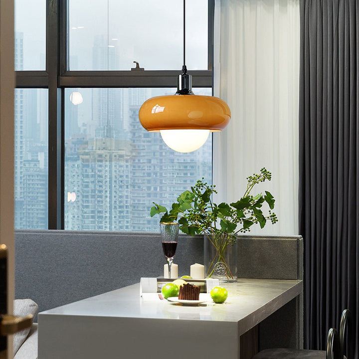 Bauhaus Coffee Glass Pendant