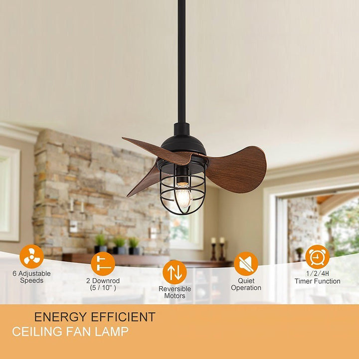 Cute Contemporary Ceiling Fans Dark Walnut With Lighting
