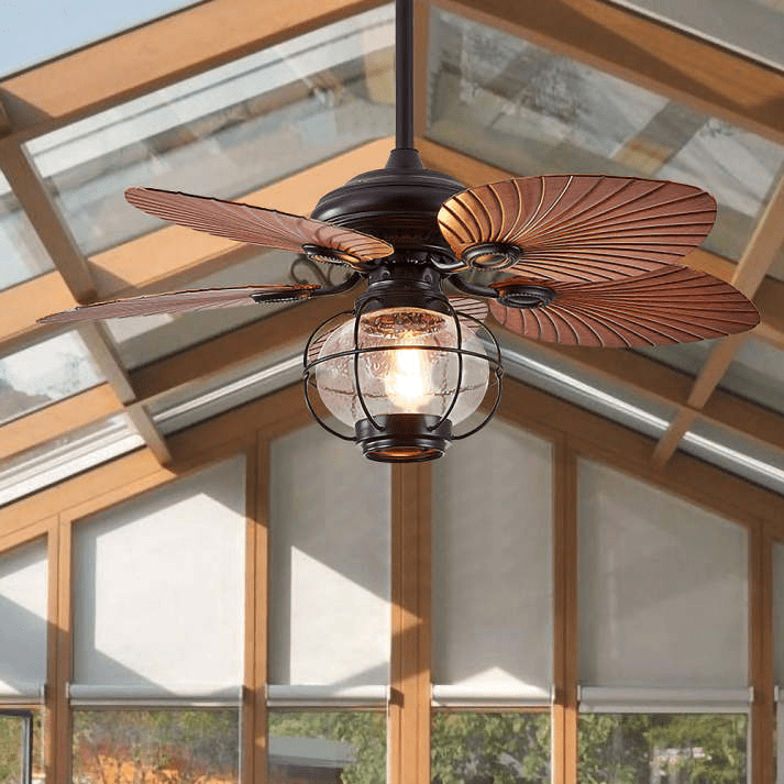 Black Vintage Creative Ceiling Fans