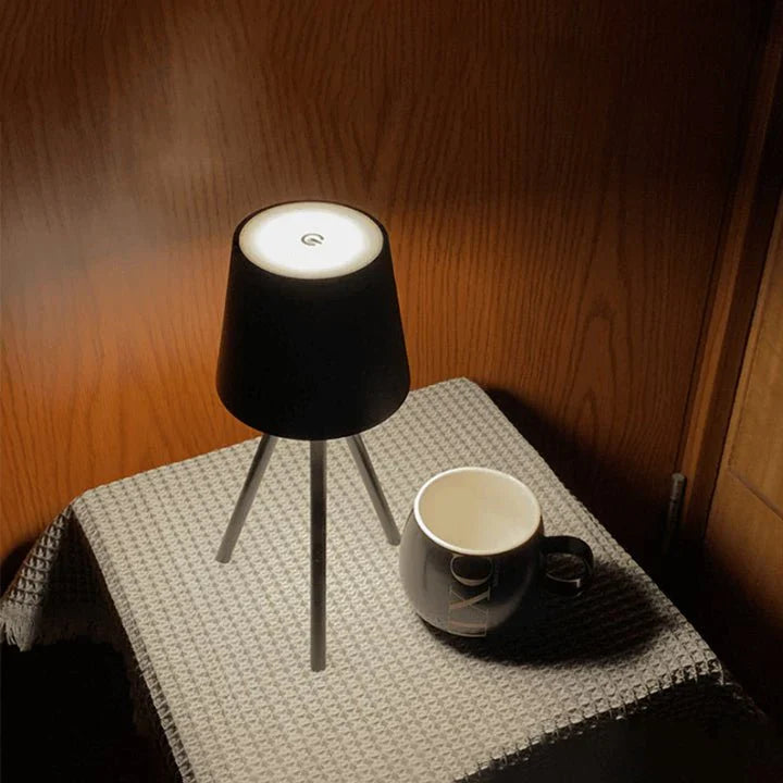 Rechargeable Table Lamp on Tripod