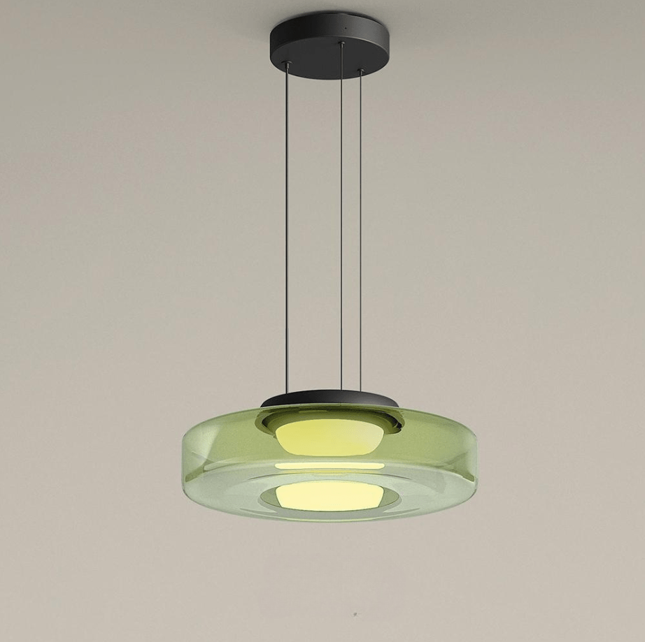 Bauhaus Style Glass Pendant Lamps
