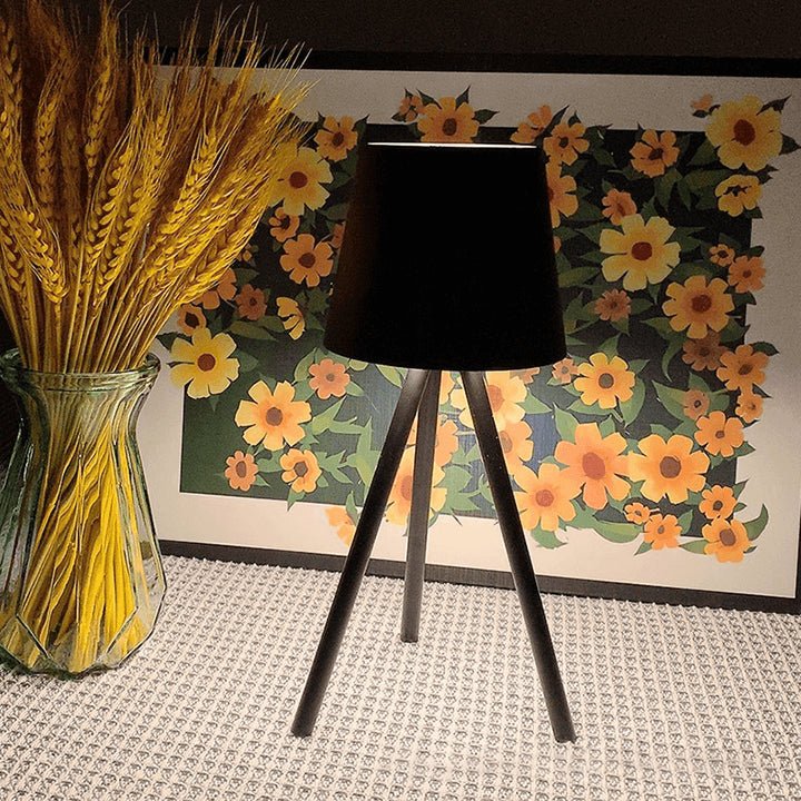 Rechargeable Table Lamp on Tripod
