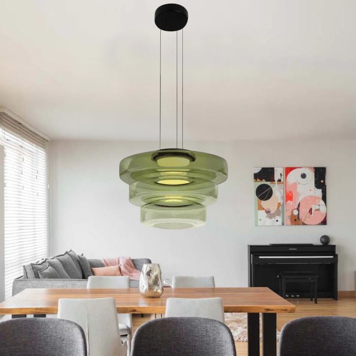 Bauhaus Style Glass Pendant Lamps