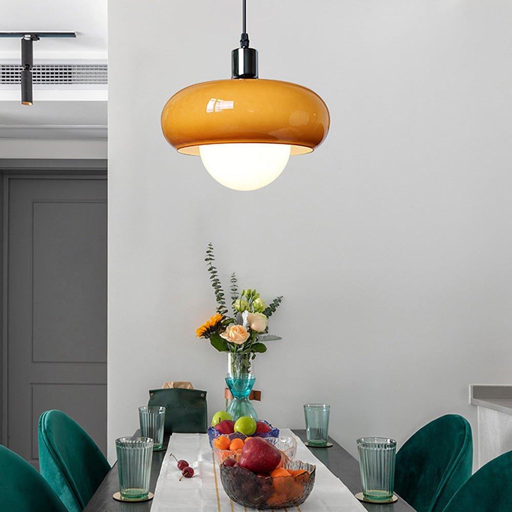 Bauhaus Coffee Glass Pendant