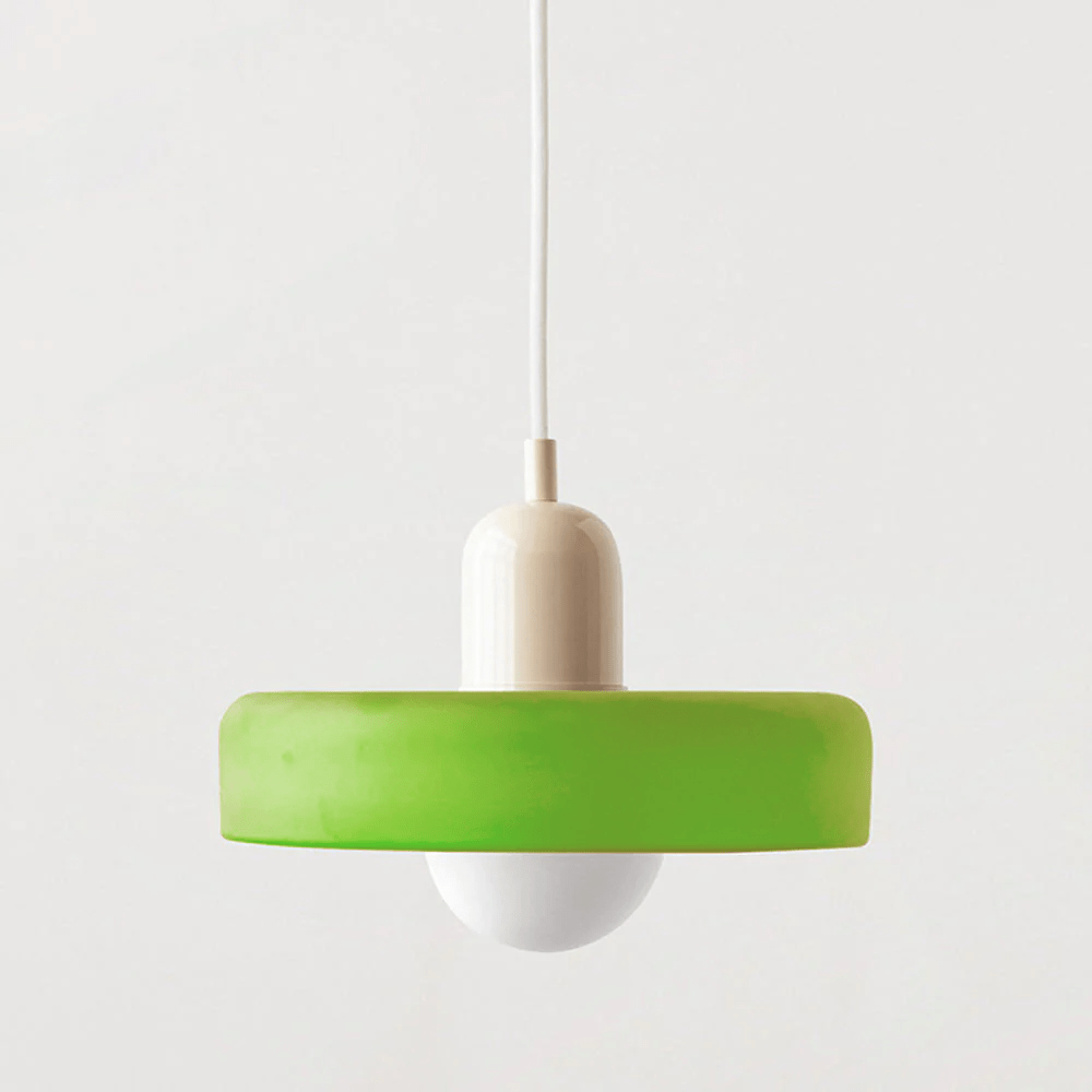 Bauhaus Suspension in Colored Glass