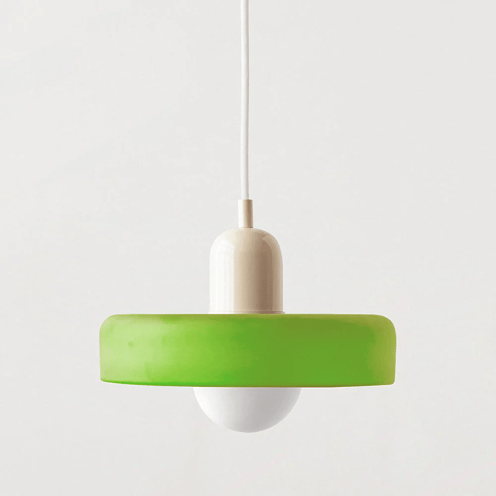 Bauhaus Suspension in Colored Glass