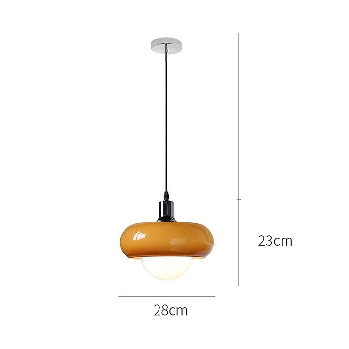 Bauhaus Coffee Glass Pendant