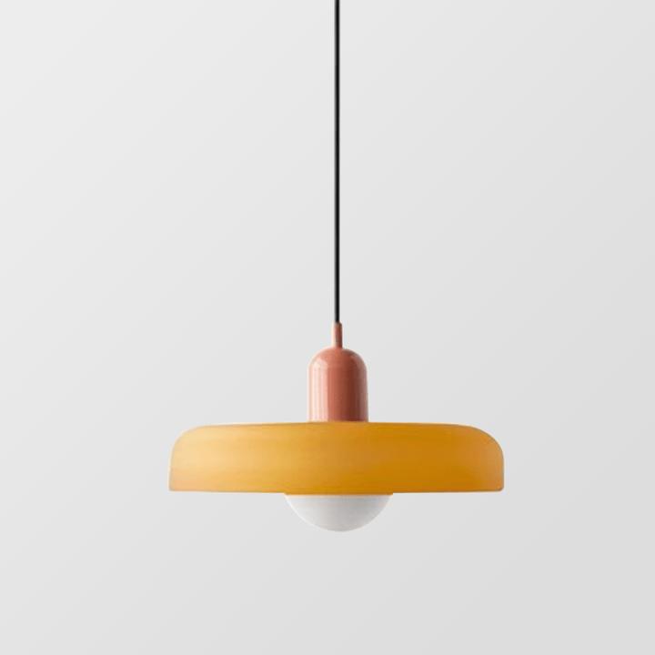 Bauhaus Suspension in Colored Glass