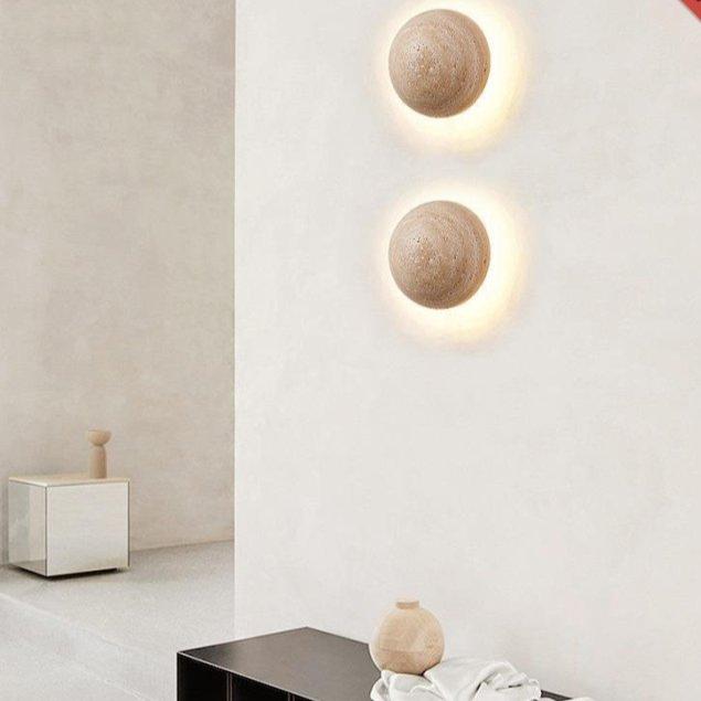 Wall lamp in Scandinavian cream style
