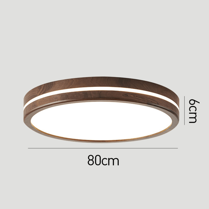 Round Wooden Ceiling Lamp