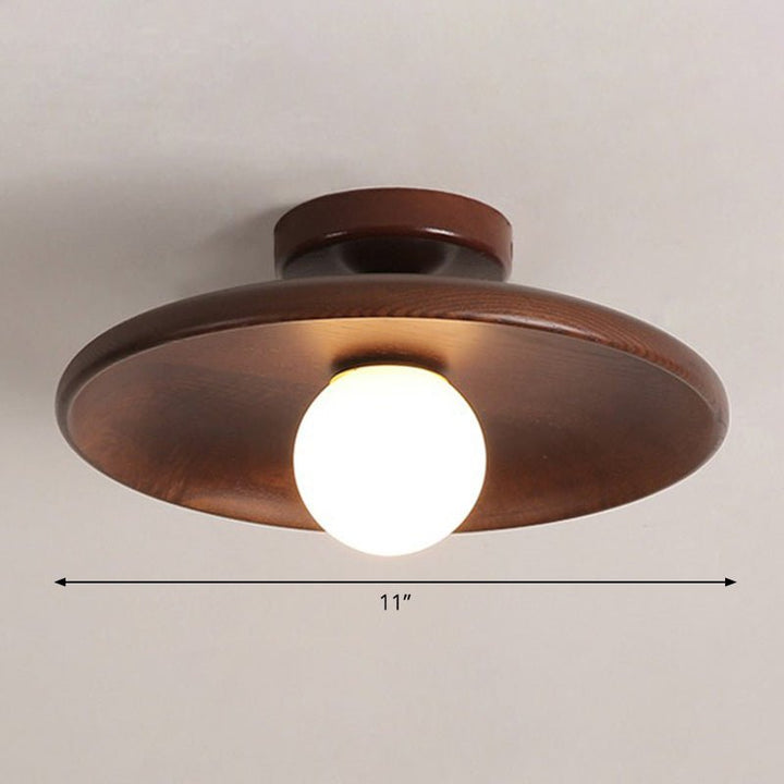 Shallow Bowl-shaped Ceiling Lamp
