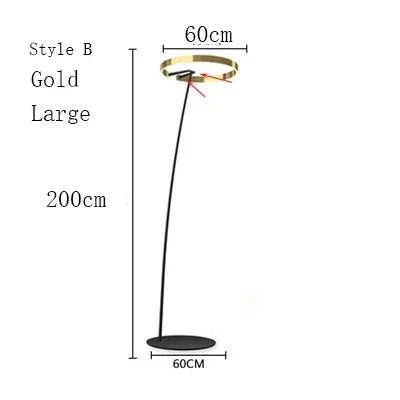 Scandinavian LED design floor lamp