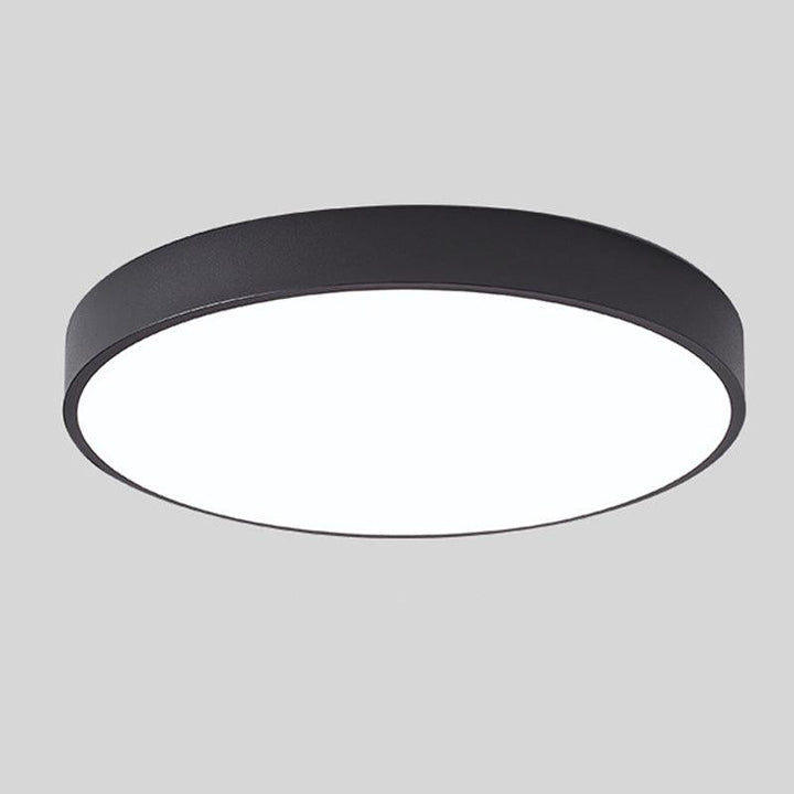 Scandinavian Wooden Macaron Round Ceiling Lamp