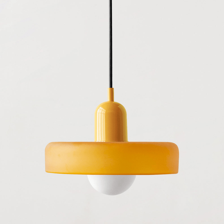 Bauhaus Suspension in Colored Glass