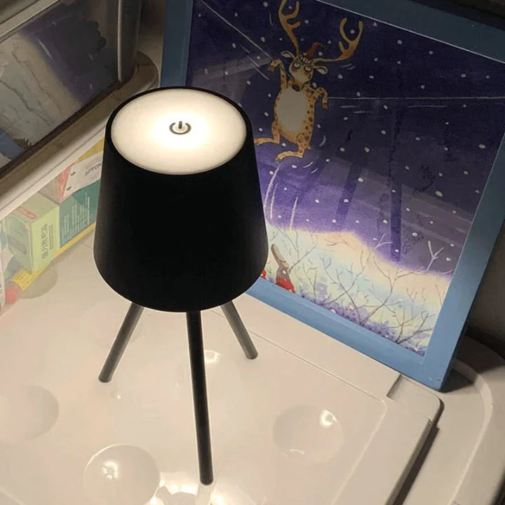Rechargeable Table Lamp on Tripod