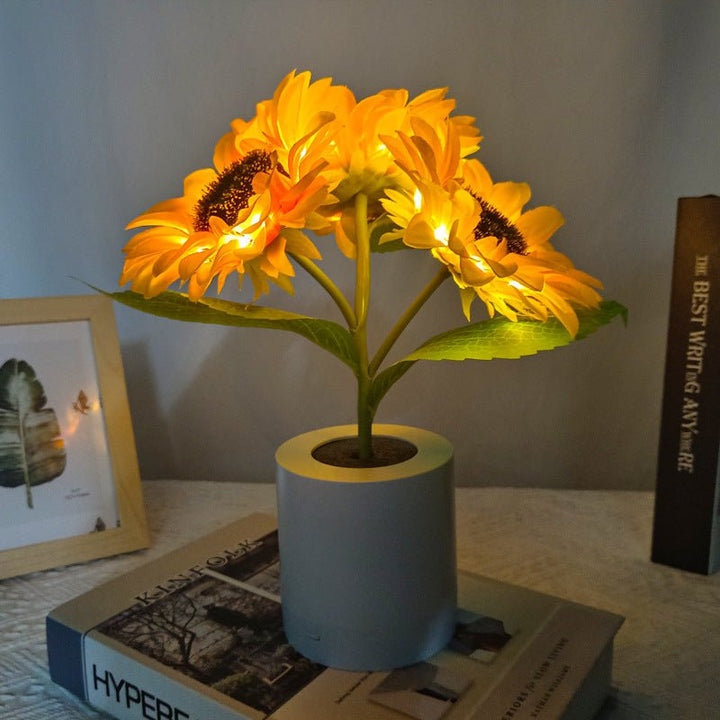 Sparkling Sunflower Lamp