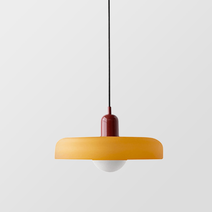Bauhaus Suspension in Colored Glass