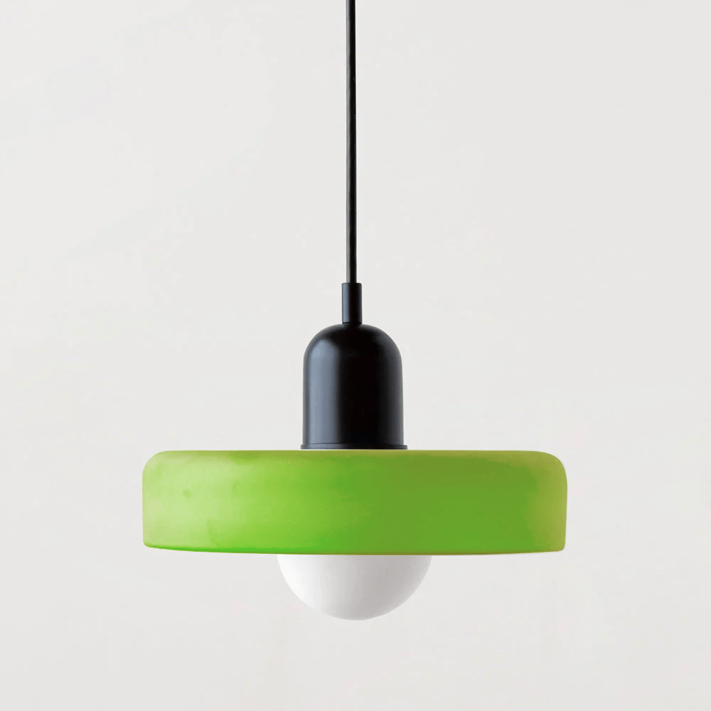 Bauhaus Suspension in Colored Glass