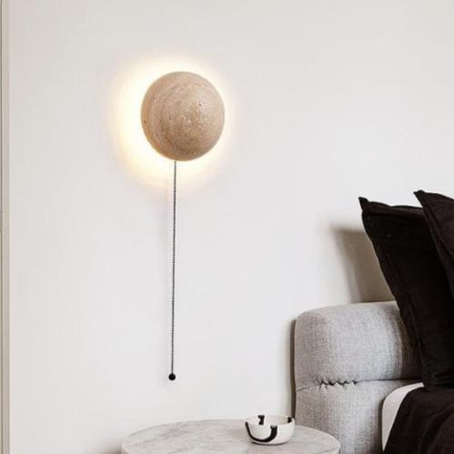 Wall lamp in Scandinavian cream style