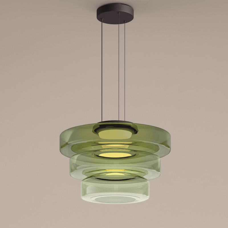 Bauhaus Style Glass Pendant Lamps