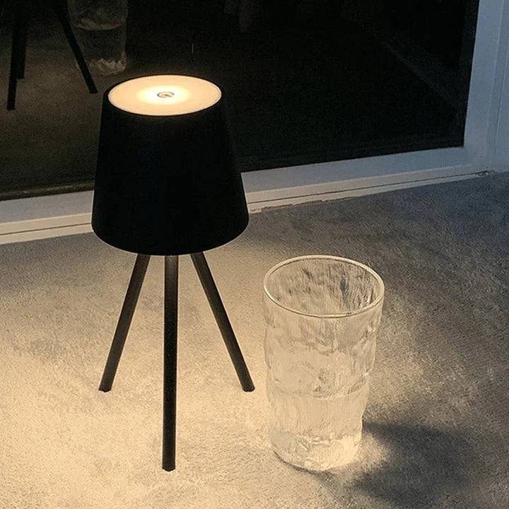 Rechargeable Table Lamp on Tripod