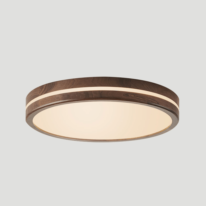 Round Wooden Ceiling Lamp