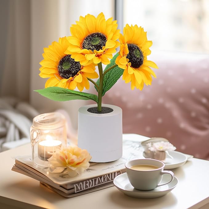 Sparkling Sunflower Lamp
