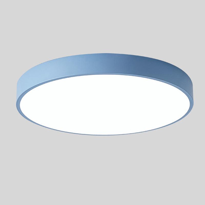 Scandinavian Wooden Macaron Round Ceiling Lamp