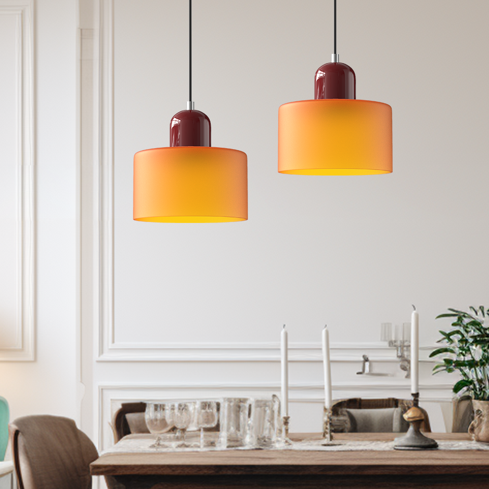 Creative Bauhaus Glass Pendant