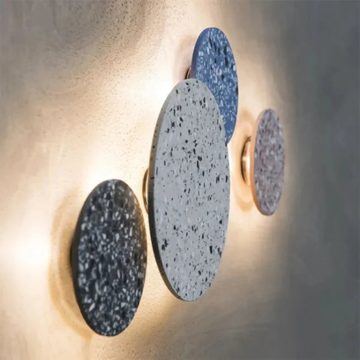 Scandinavian Simple Aisle Corridor Stair Lamp Terrazzo Wall Lamp