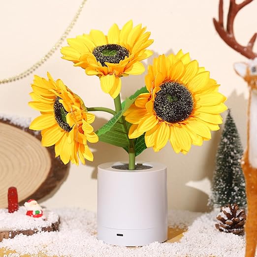 Sparkling Sunflower Lamp