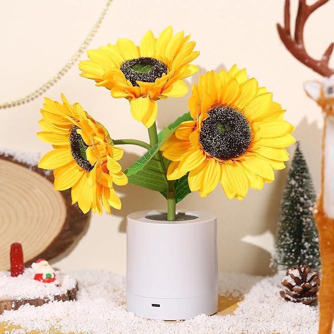 Sparkling Sunflower Lamp