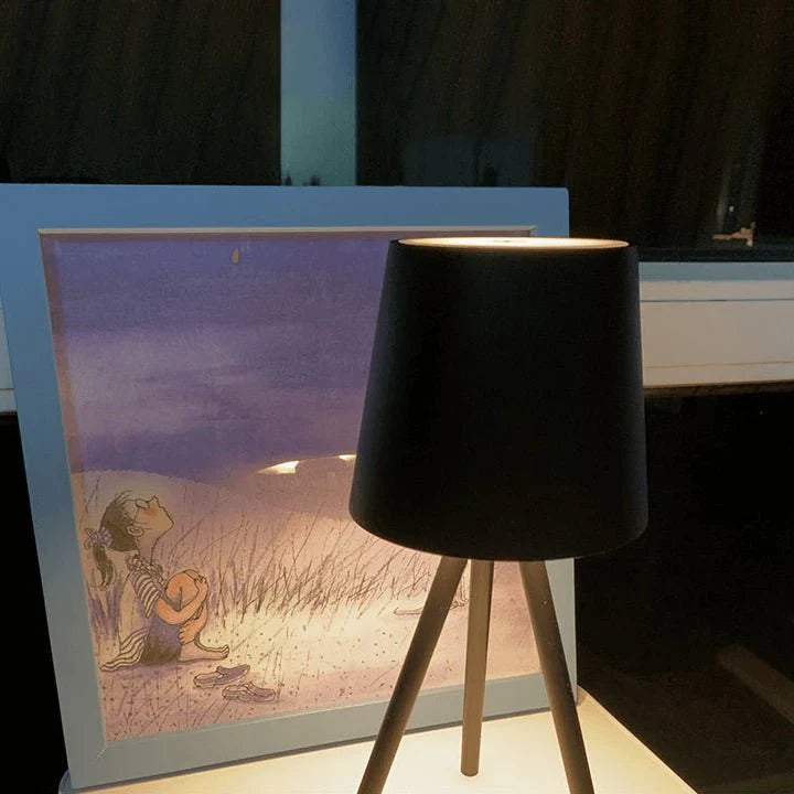 Rechargeable Table Lamp on Tripod