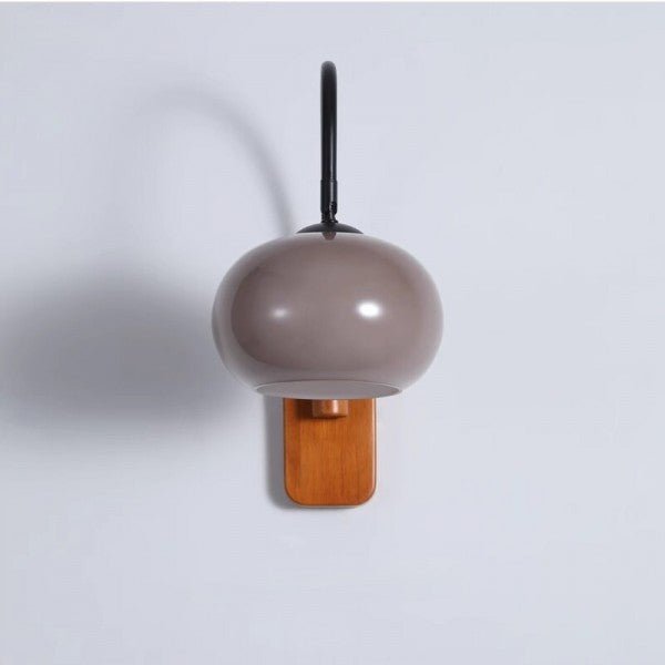 Bauhaus Persimmon Rotatable Glass Wall Lamp