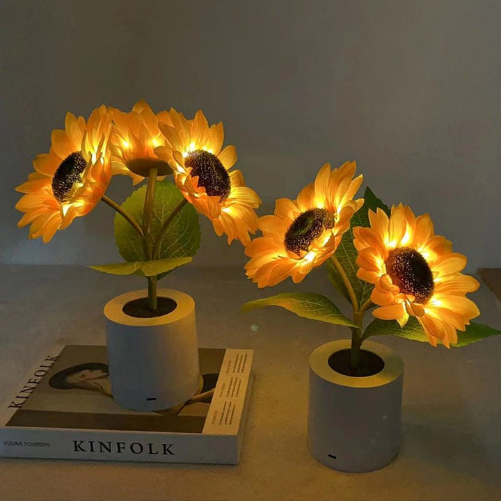 Sparkling Sunflower Lamp