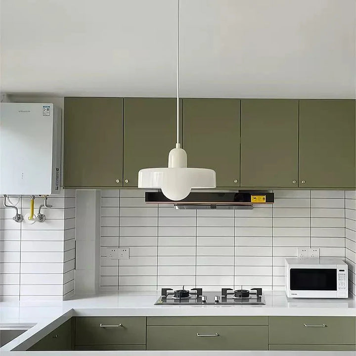 Bauhaus Suspension in Colored Glass