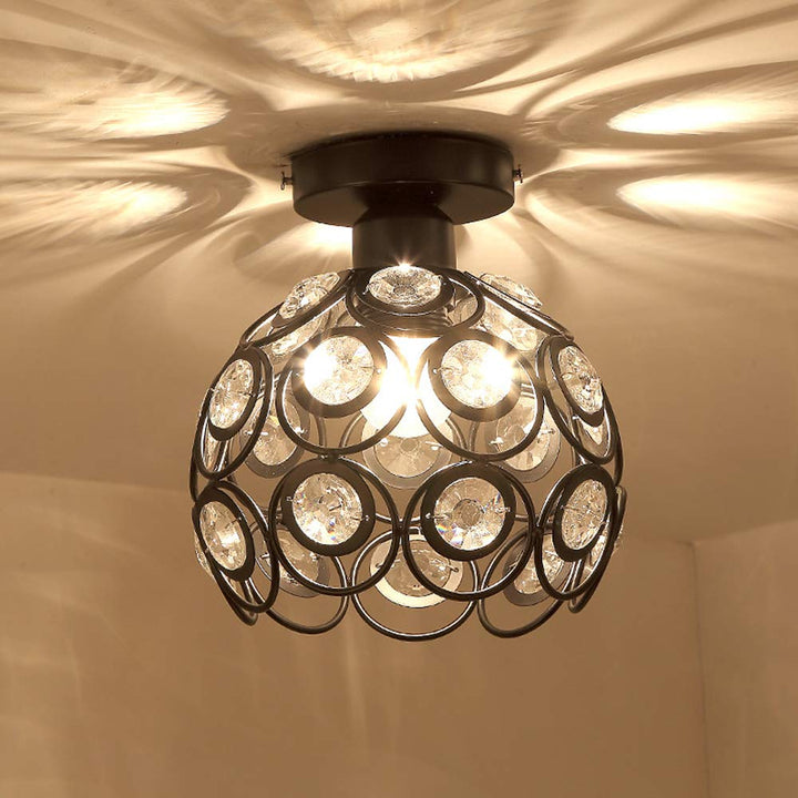 Beautiful Golden Luxury Ball Hall Ceiling Lamp