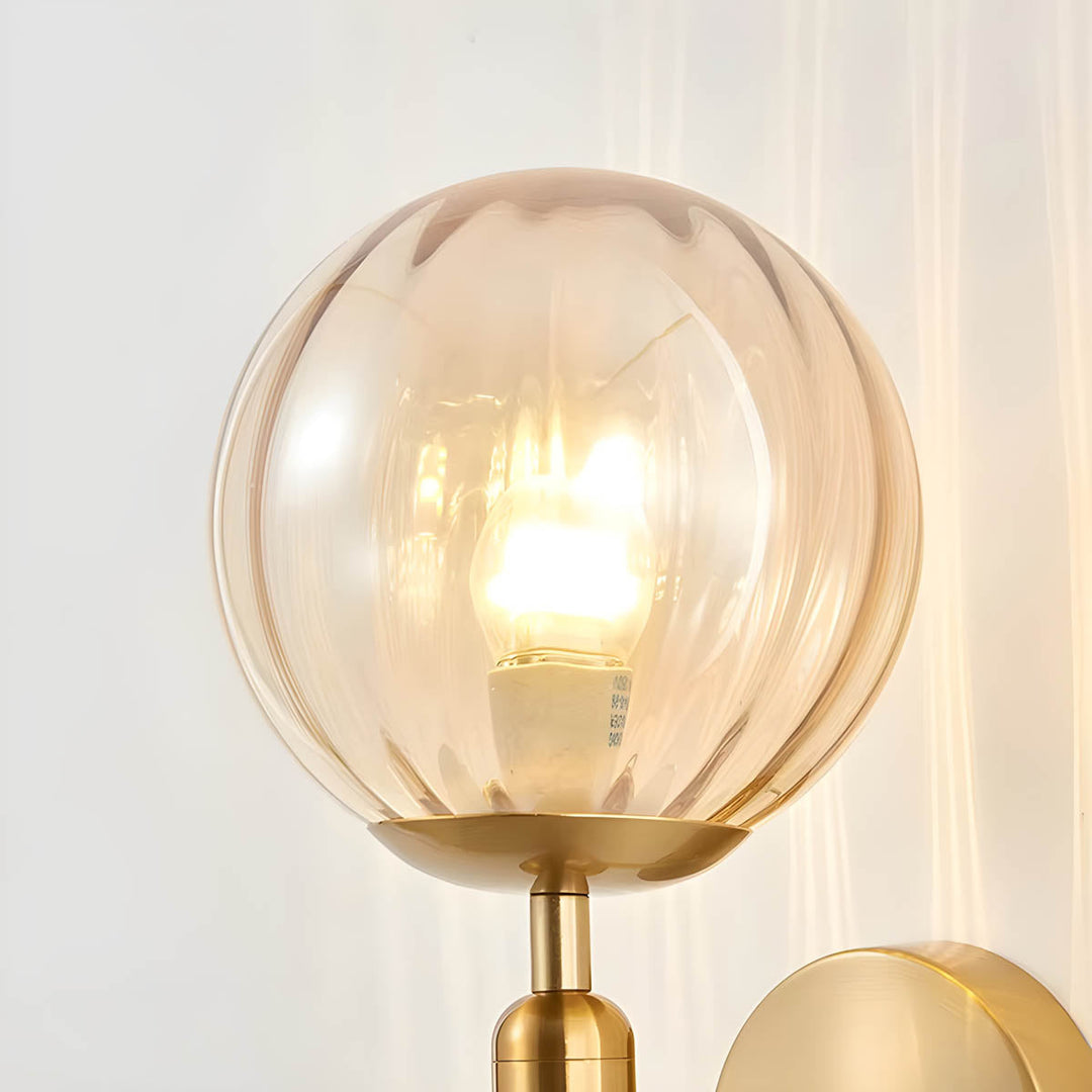 Clair Wall Lamp made of processed glass