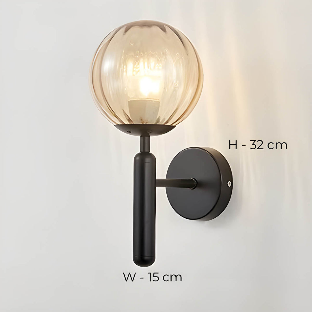 Clair Wall Lamp made of processed glass