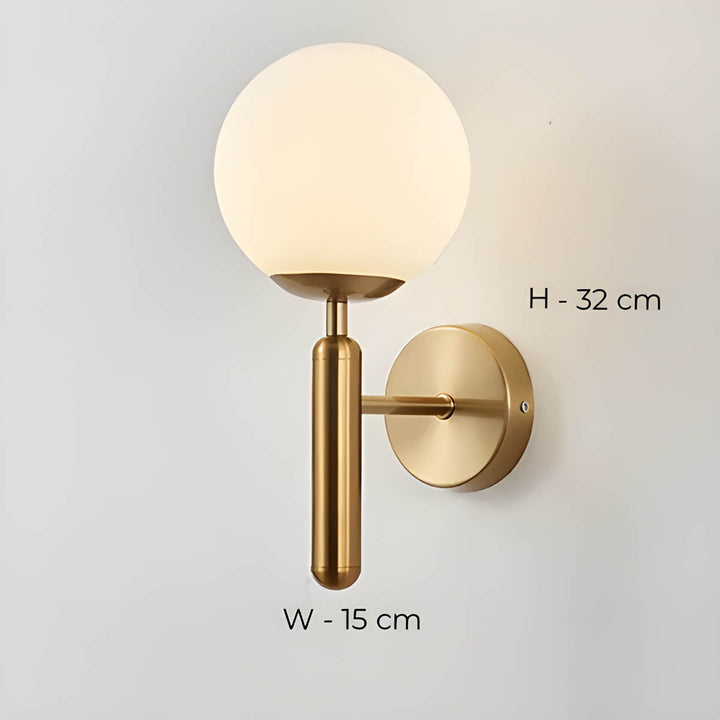Clair Wall Lamp made of processed glass