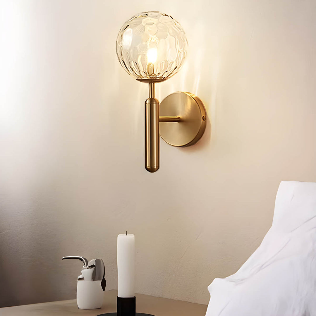 Clair Wall Lamp made of processed glass