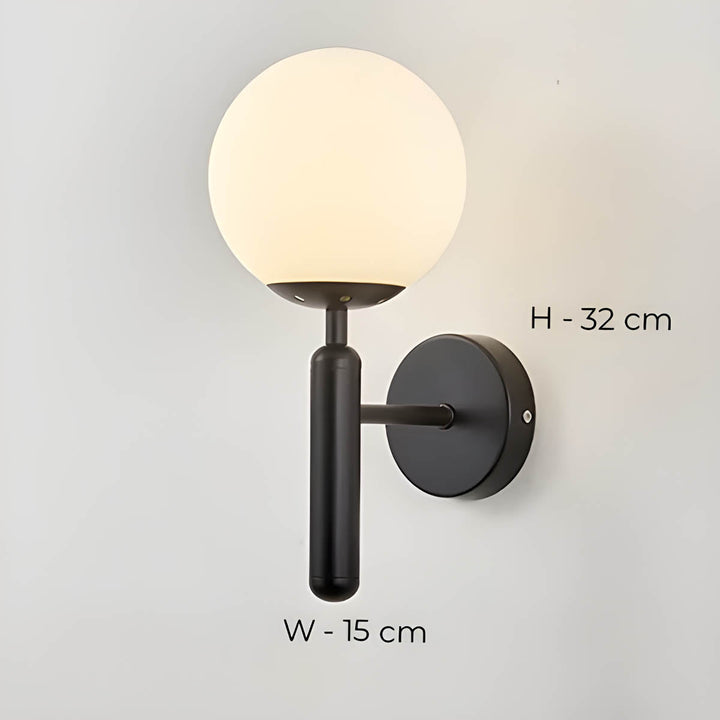 Clair Wall Lamp made of processed glass