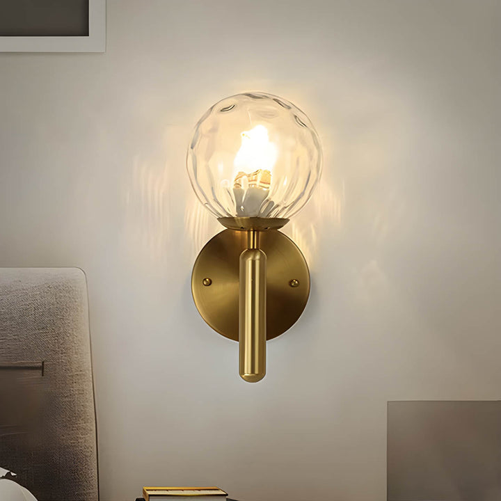 Clair Wall Lamp made of processed glass