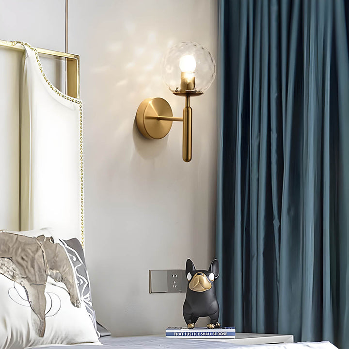Clair Wall Lamp made of processed glass