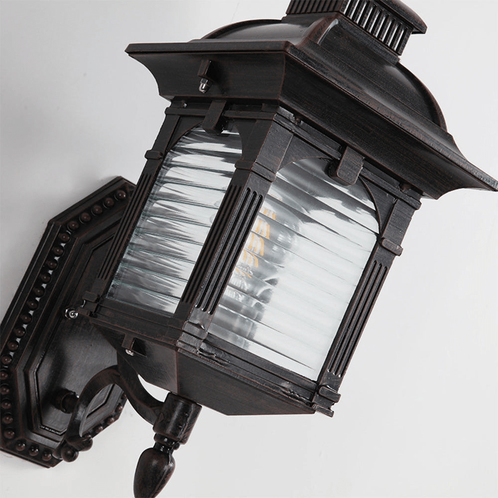 Antique Glass Wall Lamp