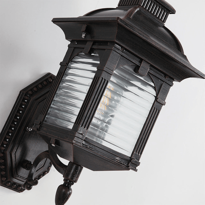Antique Glass Wall Lamp