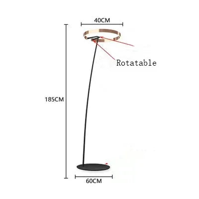 Scandinavian LED design floor lamp
