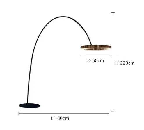 Scandinavian LED design floor lamp